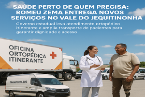 Saúde perto de quem precisa: Romeu Zema entrega novos serviços no Vale do Jequitinhonha