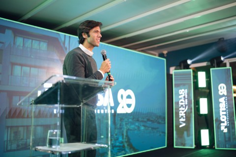 "Prosperidade atrai prosperidade. Itajaí se consolidou como sucesso absoluto", disse Caio Coppolla em palestra no litoral norte catarinense